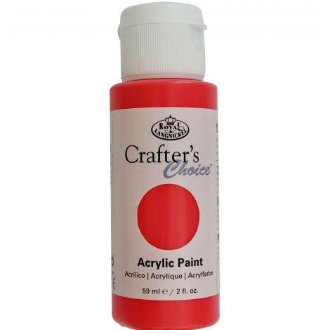 Farba akrylowa R&L Crafter's Choice 59ml, Różowa/Fluorescent Light Pink